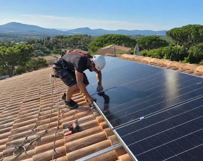 Installateur panneaux solaires Écully — pose photovoltaïque sur toiture