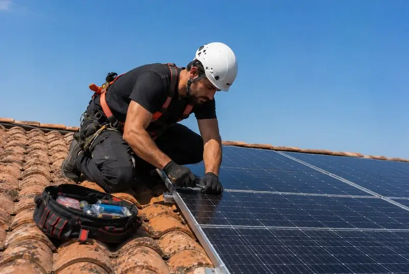 Maintenance et monitoring de panneaux solaires à Écully