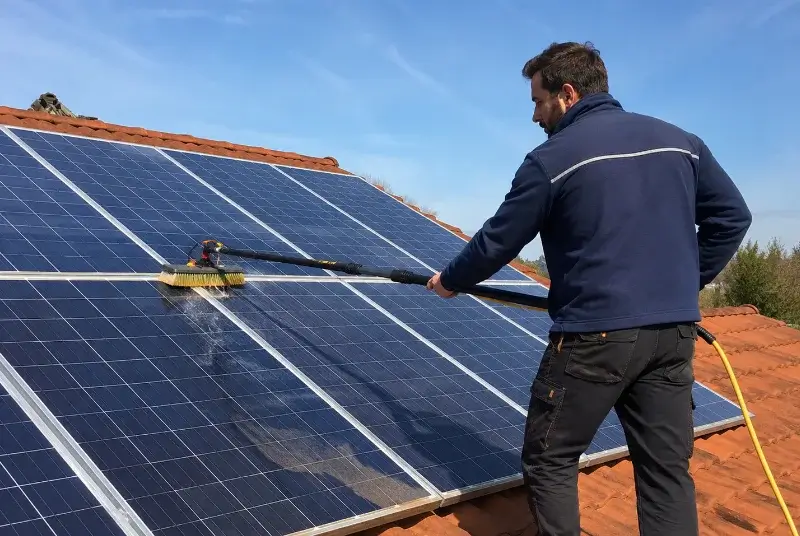 Nettoyage et entretien de panneaux solaires à Écully