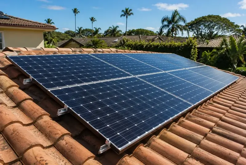 Installation de panneaux solaires à Écully